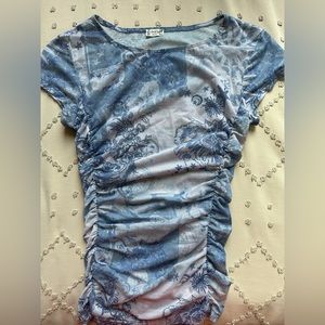 free people- sheer top size small